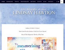 Tablet Screenshot of lindsayhawdon.com